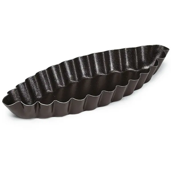 Molde para barqueta acanalada - 80 x 40 mm