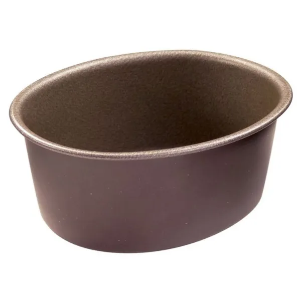 Molde de gelatina ovalado de fondo liso - 75 x 55 mm