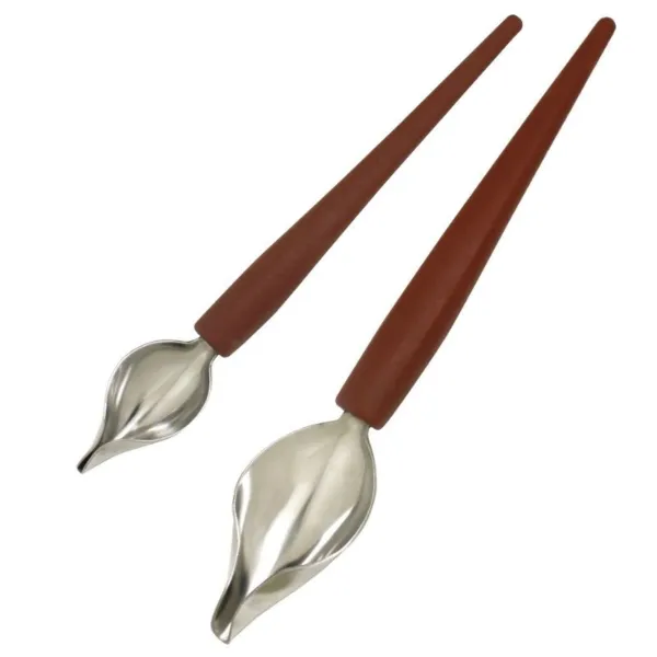 Cuchara Pluma de Acero Inoxidable - 225 mm