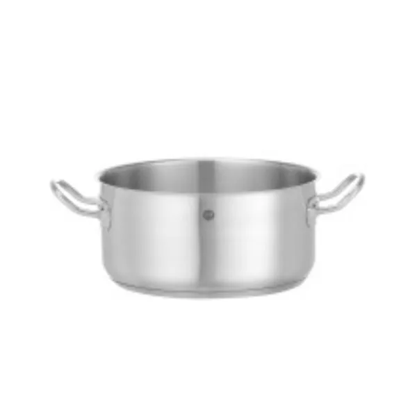 Cacerola Alta de Acero Inoxidable sin Tapa - Kitchen Line - 4,9 L - ø 240 mm