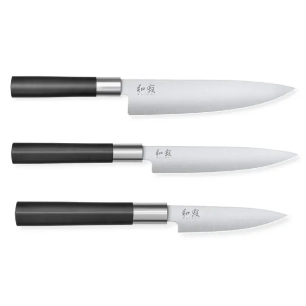 Set de 3 Cuchillos Wasabi Black - Oficina Universal y Chef