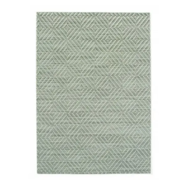 Juego de Mesa Geométrico Verde en PVC L 450 mm x P 300 mm Lote de 6